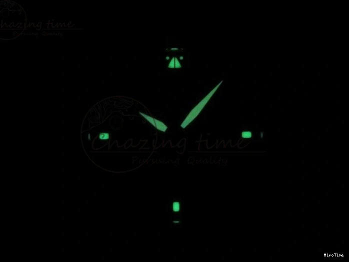 MIROTIME 1221 Pilot Chrono Spitfire IW387903 SS ZF 1:1 Best Edition Black Dial on Brown Leather Strap A OdorResistant 7127